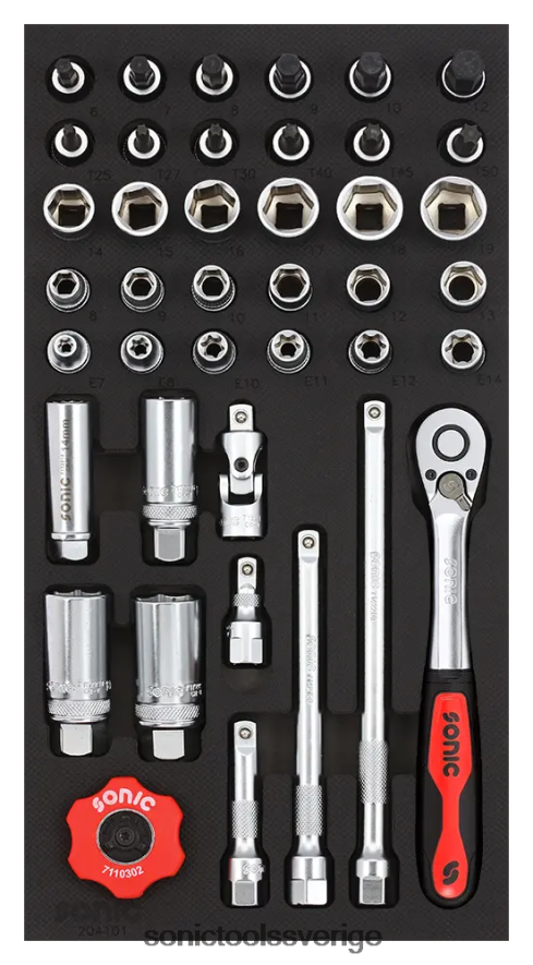 Sonic bitssockelsats 3/8" sfs 1/3 41-st N2VNX795 senast