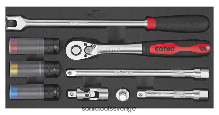 Sonic e1/3 9st 1/2" tillbehörsset N2VNX805 praktisk