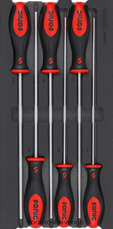 Sonic lång tx skruvmejselsats sfs 1/3 6-st N2VNX820 klassisk
