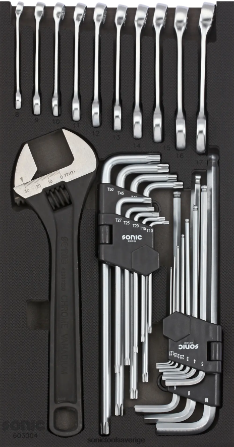 Sonic skiftnyckelset sfs 1/3 30-st N2VNX836 klassisk
