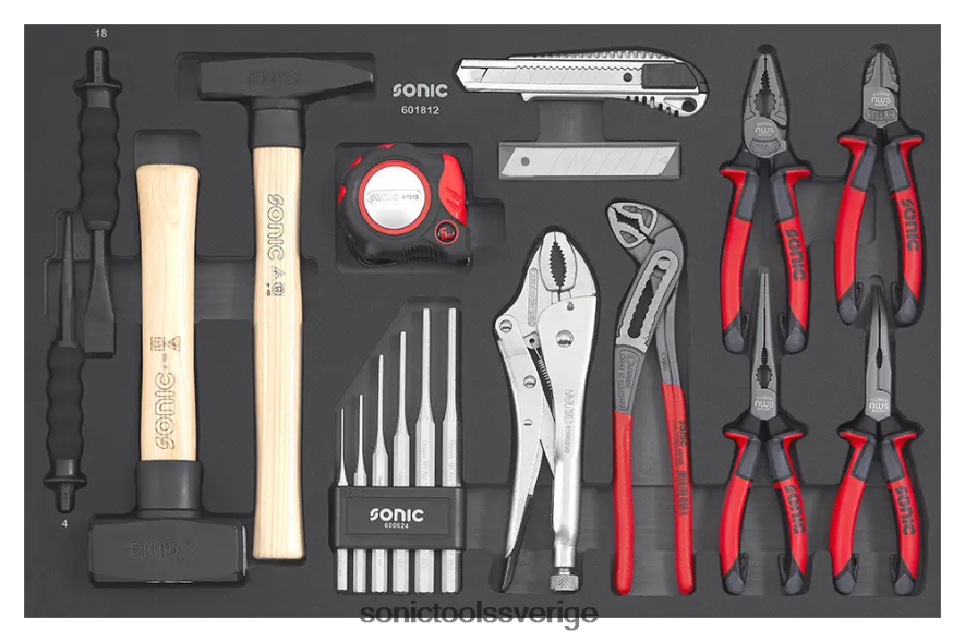 Sonic eva 18st mejsel&tång&hammare N2VNX855 senast