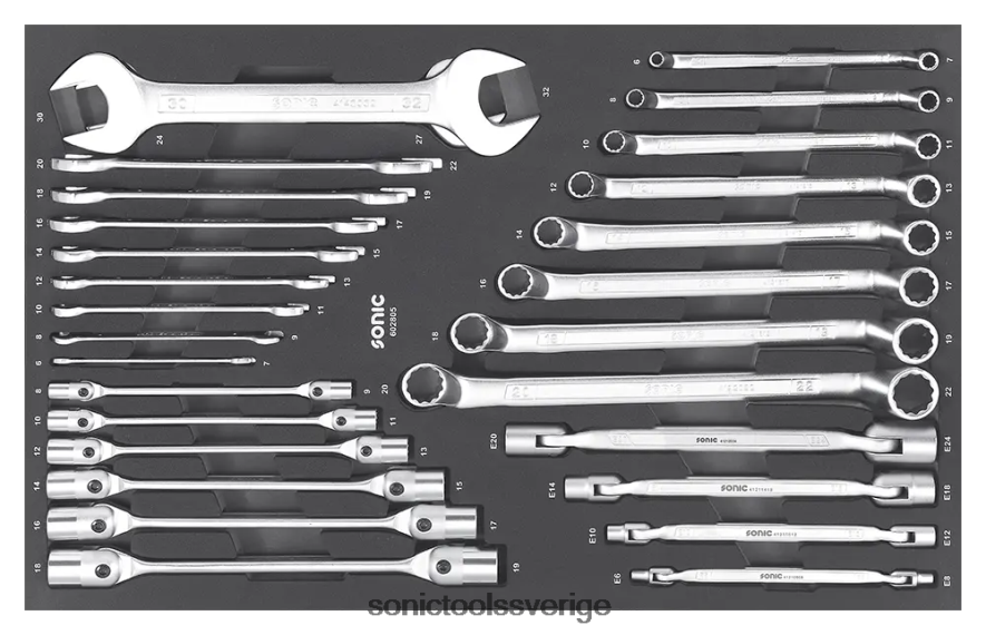 Sonic eva 28st skiftnyckelset N2VNX857 praktisk