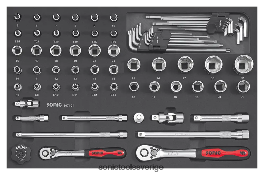 Sonic eva 71st 3/8" & 1/2" kombinationsset N2VNX863 senast