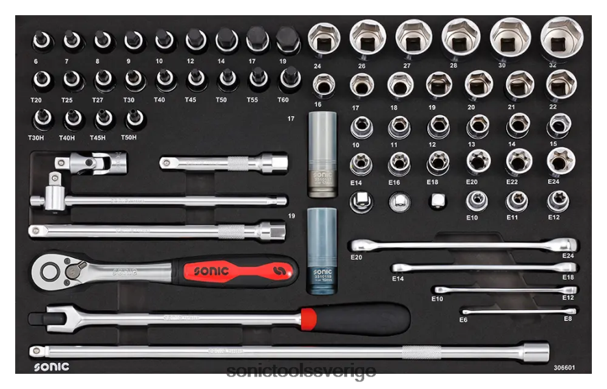 Sonic kombinationsset 1/2" sfs 66-st N2VNX841 praktisk