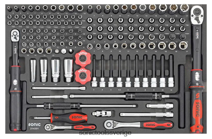 Sonic kombinationsset 1/4" & 3/8" sfs 143-st (motorcykel) N2VNX844 klassisk