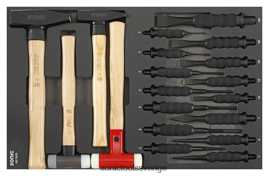 Sonic mejsel & hammare set sfs 19st (heavy duty) N2VNX229 senast