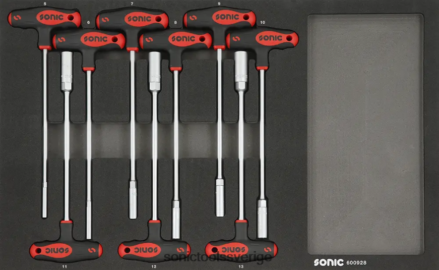 Sonic sexkantsskruvdragare set t handtagssats sfs 9-st N2VNX867 senast