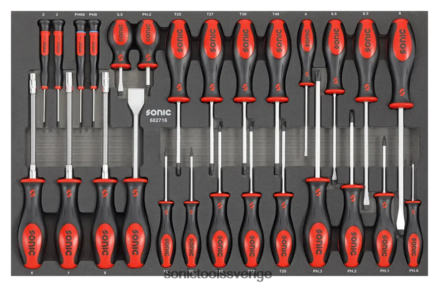 Sonic skruvmejselsats sfs 27-st N2VNX880 klassisk