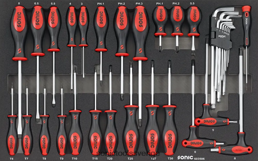 Sonic skruvmejselsats sfs 35-st N2VNX881 praktisk