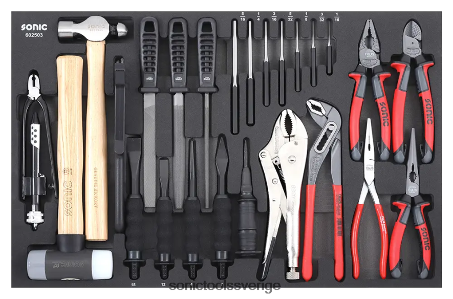 Sonic tång & stansset sfs 25-st (flyg) N2VNX870 pålitlig