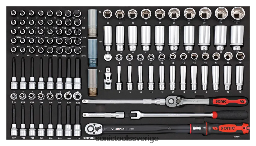 Sonic uttagssats 1/2" sfs 118-st N2VNX917 praktisk