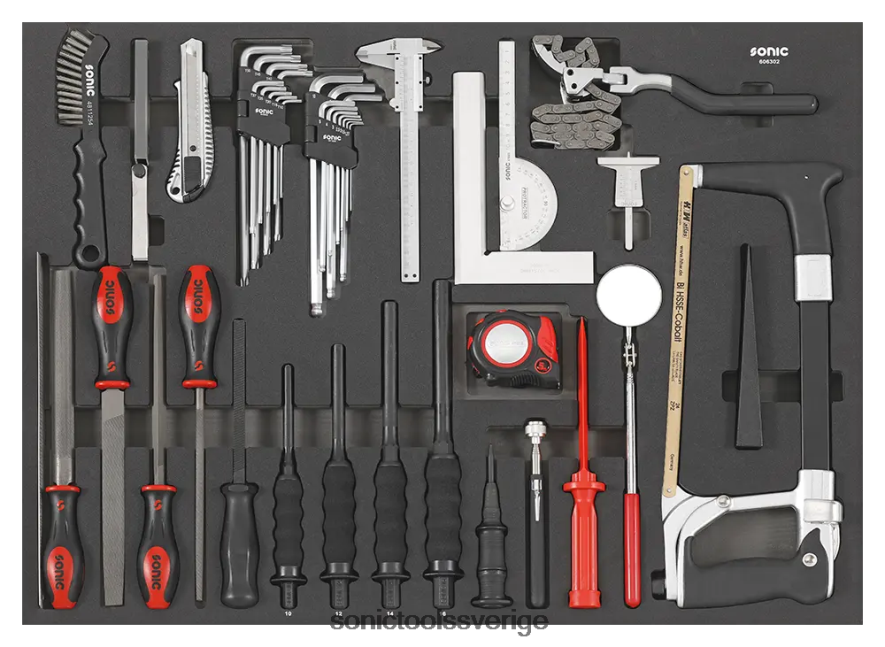 Sonic mejsel och verktygssats sfs 38st (heavy duty) N2VNX255 praktisk