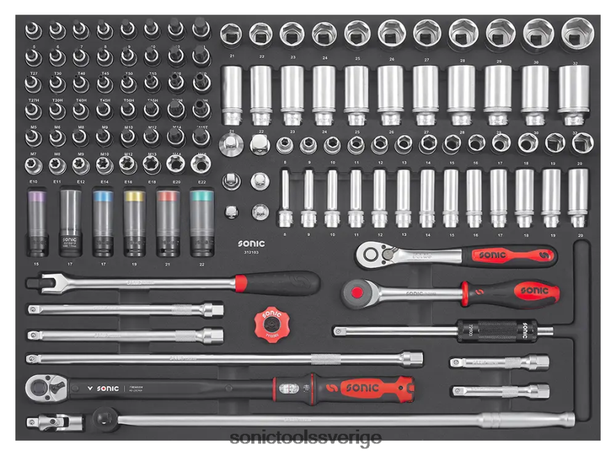Sonic meva 121st 1/2" kombinationsset N2VNX262 klassisk