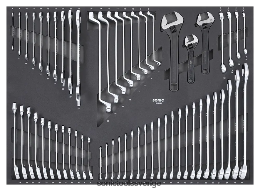 Sonic skiftnyckelset sfs 59-st (flyg) N2VNX930 pålitlig