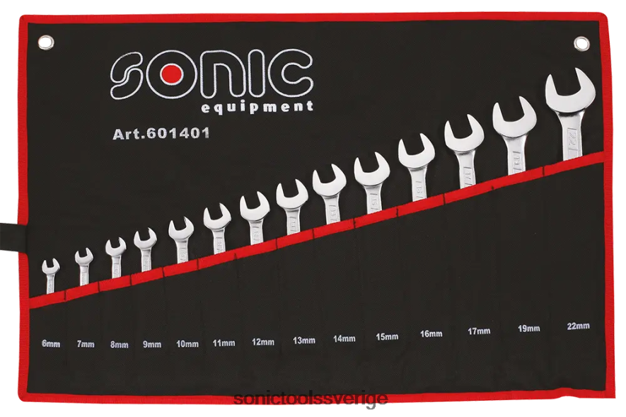 Sonic kombinyckelset i påse 14-st N2VNX339 praktisk