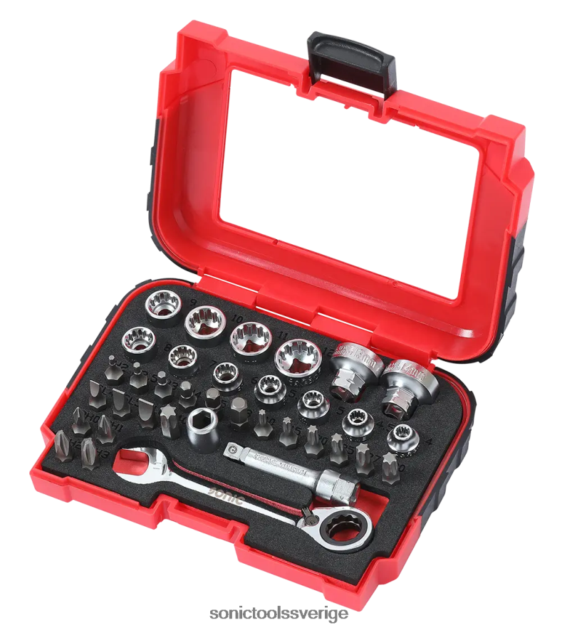 Sonic 36 st 1/4" hylsa & bits set N2VNX322 klassisk