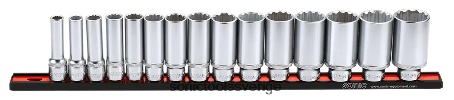 Sonic djuphylsa set (sae) på skena 1/2" 15-st N2VNX325 senast
