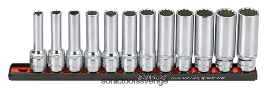 Sonic uttag 1/2" 12 pt. djup på skena 12 pt.cs N2VNX937 praktisk