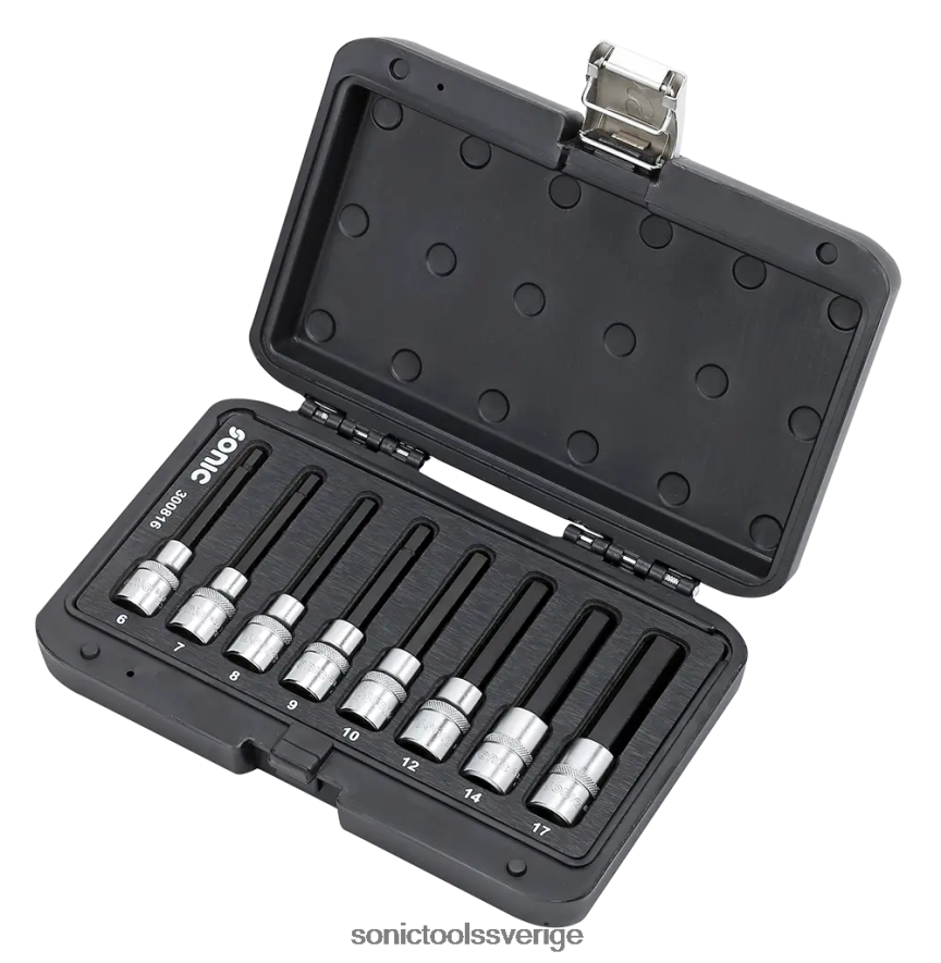 Sonic bitshylsa sexkantssats 1/2" 8st bmcs N2VNX284 pålitlig