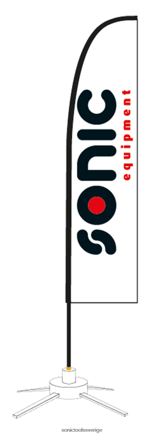 Sonic flagga 11" N2VNX749 praktisk