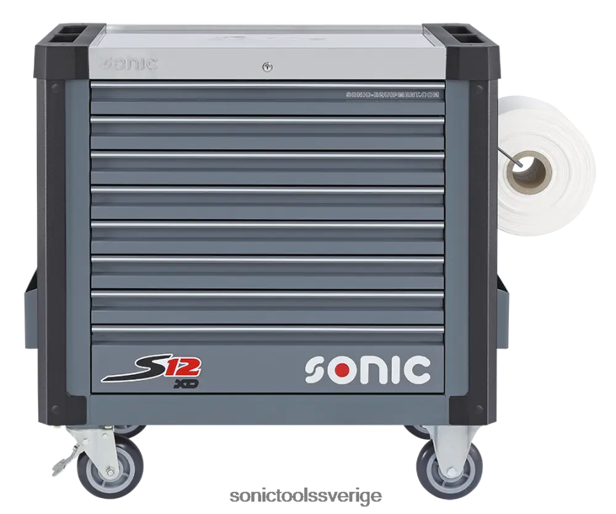 Sonic tom verktygslåda s12xd (ral7011) N2VNX47 praktisk