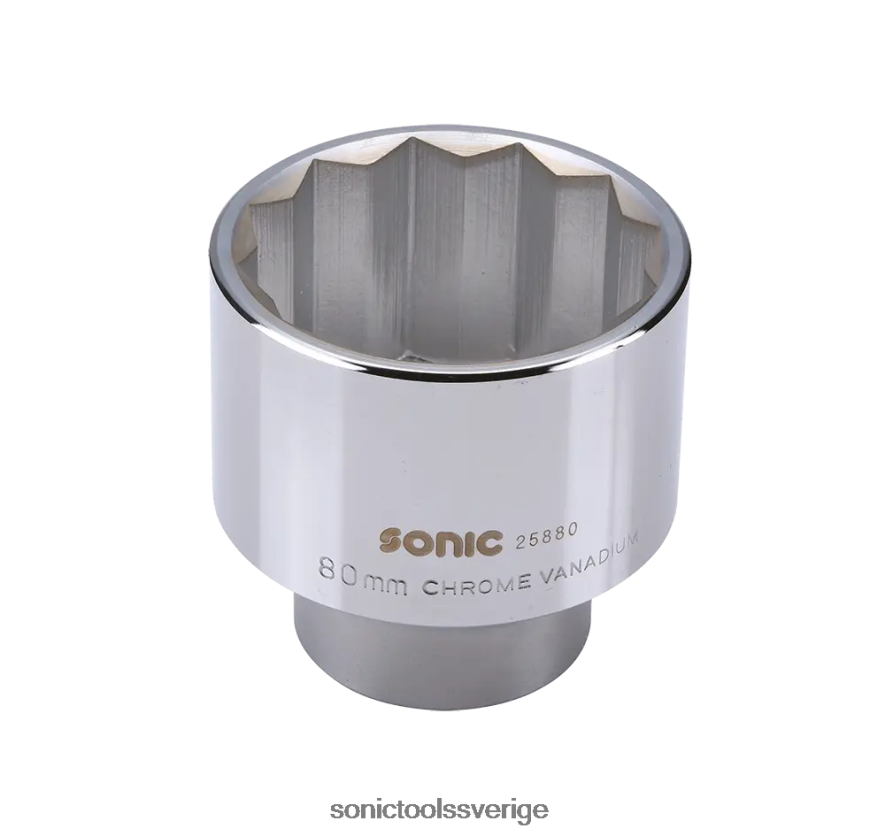 Sonic uttag 1" 12 pt. 80mm N2VNX1296 klassisk