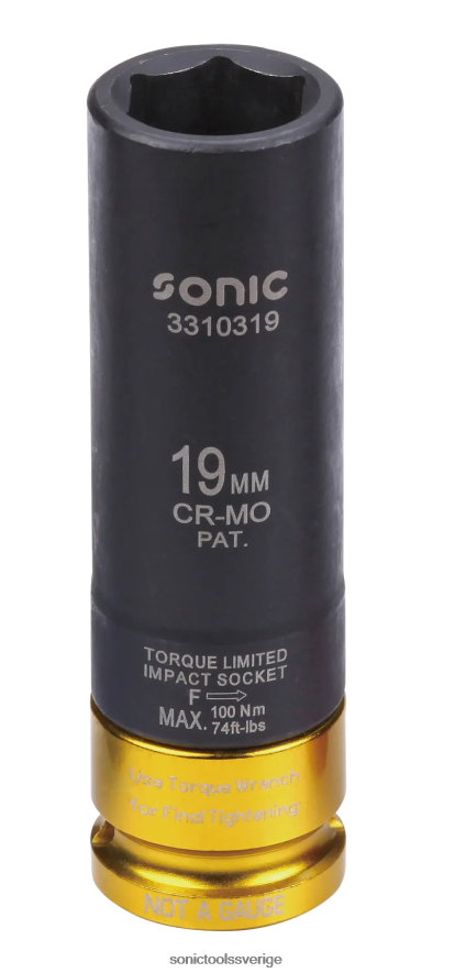 Sonic vridmoment slaghylsa 1/2" 19mm N2VNX2082 pålitlig