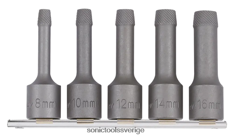 Sonic bult twister hylsa set 1/2" 5-st. N2VNX706 klassisk