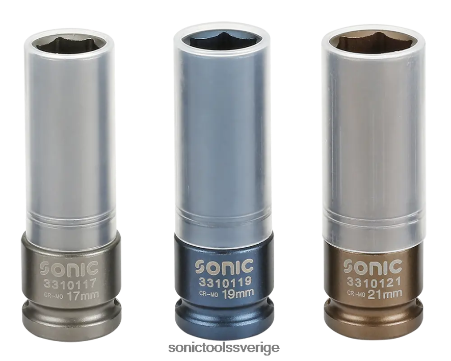 Sonic hjulhylsset 1/2" 3-st N2VNX703 praktisk