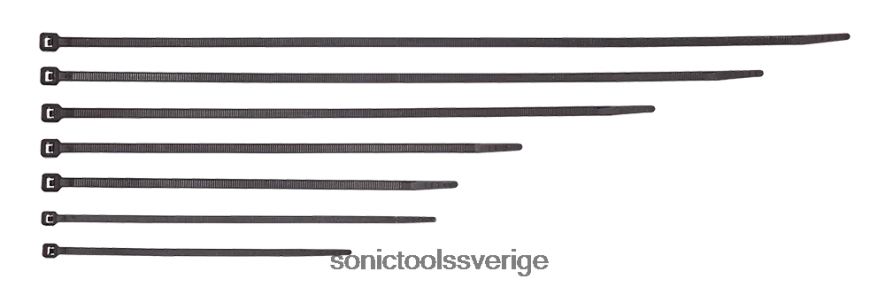 Sonic slipsrap 36x180 100 bitar i påse (svart) N2VNX710 klassisk