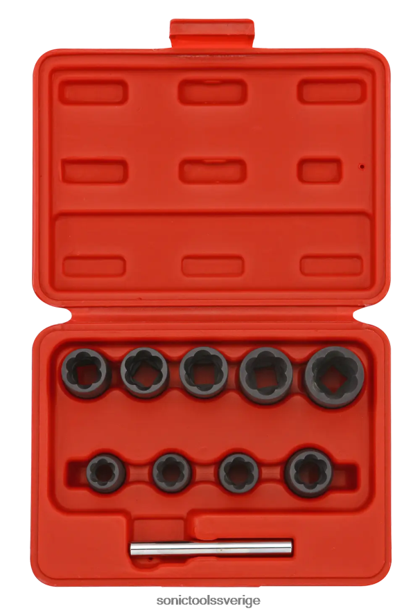 Sonic spiralsockelset 3/8" 10-st N2VNX700 pålitlig